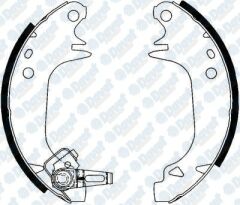 ARKA FREN BALATASI PABUC R9-R11-R5-P309 DELIK 6.0MM