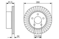 [ÖN] FREN DİSK - GRAND CHEROKEE I (ZJ) / CHEROKEE (XJ) / WRANGLER I (YJ) / WRANGLER II (TJ)  (OEM : 05015965AA - 52008440AB - 52005000)  33100025 ADA104331