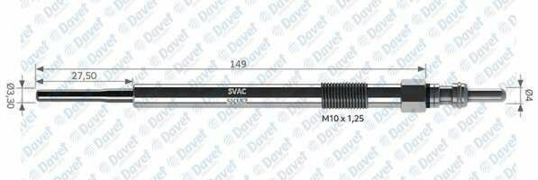 KIZDIRMA BUJISI VOLVO C30D C70D S40 D3 D5 S60 D3 D5 S80 2.4D D3 D5 V50 V60 XC90 XC60 XC70 SAPKA