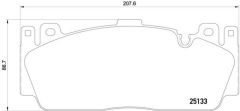 Fren Balatası Ön M5  F10 Bmw 2011-16