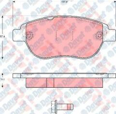 ON FREN BALATASI P207 02/06>P307 08/00>DOBLO 01>PART 04/03>BERLINGO 10/00 >C3  03/02>C4  11/04>XSARA 00>