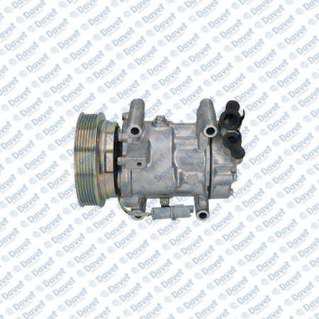 KLIMA KOMPRESORU CLIO III 04>12 KANGOO II 08> MODUS 04> MICRA III 03>10 QASHQAI [J10] 06>13 CITAN 12>21 1.5DCI K9K [12V 6 KANAL 125MM]