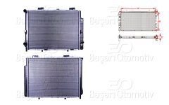 SU RADYATORU BRAZING MT-AT 641X488X32 | MERCEDES-BENZ W210 E280. E320 95+ | WISCO