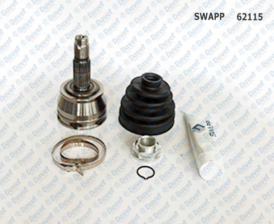 AKS KAFASI DIS MAREA 1.6 16V 96>07 - ALFA ROMEO 145 1.4 94>01   DIS FREZE:25 IC FREZE:22 CONTA CAPI:52 BOY:141 mm