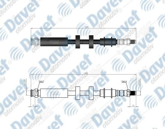 ON 2 FREN HORTUMU FIAT DUCATO II-PEUGEOT BOXER II 94-06