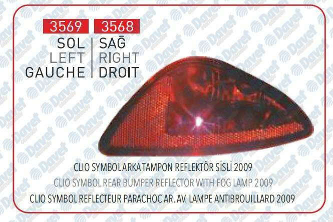 SIS FARI ARKA SAG RENAULT CLIO III HB