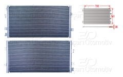 KLIMA RADYATORU 732X361X20 | CHRYSLER 300M 97-04 | WISCO