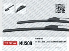 SILECEK SUPURGESI TK 600/380MM MUZ TIPI CIVIC EURO 01-05   ####