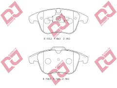 ON DISK BALATA FORD MONDEO IV (07-), S-MAX (06-) / LAND ROVER FREELANDER II (06-) / VOLVO S60 II (10-), S80 (10-)