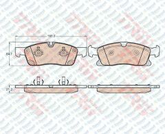 ON FREN BALATASI MERCEDES X166 12>15 W166 15>18 C292 15>19