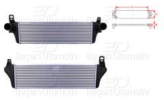 TURBO RADYATORU (INTERCOOLER) 717X217X50 | VW T6 2.0TDI CFC 10> | WISCO
