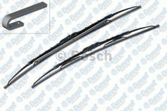 ON TWIN RUZGARLIKLI SILECEK SETI - [580-500 MM] KONVENSIYONEL SILECEK ALPINA BMW   ####