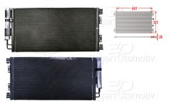KLIMA RADYATORU 663X321X20 | ROVER FREELANDER II 01> | WISCO