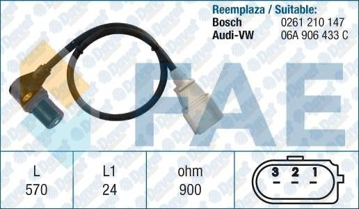 KRANK MILI SENSORU A3-A4-A6-OCTAVIA-SUPER B-BORA-GOLF IV-PASSAT 1.6-1.8-2.4 96--> AEH-AKL
