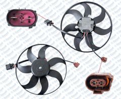 FAN MOTORU A1 / A3 / TT - FABIA / OCTAVIA - BEETLE / CADDY III / CADDY IV / EOS / GOLF PLUS / GOLF V / GOLF VI / JETTA III / JETTA IV / PASSAT / PASSAT CC / POLO / SCIROCCO / TOURAN 363mm