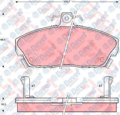 ON FREN BALATASI CIVIC 01 - 06 - EURO CIVIC 96 - 99 - ROVER 96 - 00 - TATA TELCOLINE