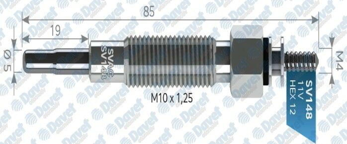 KIZDIRMA BUJISI 11V NISSAN TERRANO-SERENA-PICK UP-PATHFINDER-D21 2.7 D-TD