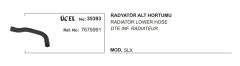 RADYATÖR HORTUMU ALT 72336 2126 D.K.Ş SLX