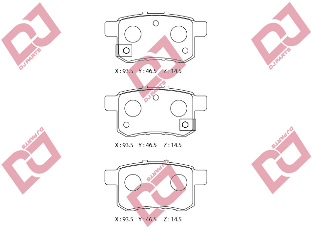 ARKA FREN BALATASI HONDA ACCORD VIII ( CU ) 2.0 I-VTEC 2008- / ACCORD VIII ( CU ) 2.2 I-CDTI 2008-