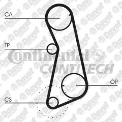 TRIGER KAYISI 121 DIS 121X180 454 LA 071 CADDY 95-97 GOLF 1.6 8V 74-92 PASSAT 73-88