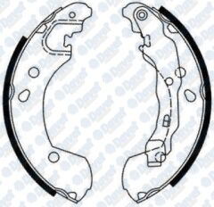 ARKA FREN BALATASI PABUCLU CLIO III-MODUS 04-10 MICRA 1.2-1.4-1.5DCI-1.6 03-10 NOTE 1.2-1.4-1.5DC 06-> 203x38mm