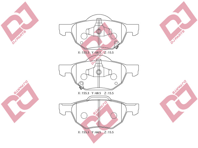 ON FREN BALATASI HONDA ACCORD 2003-2008
