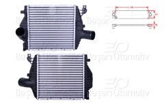 TURBO RADYATORU (INTERCOOLER) 290X277X50 | MERCEDES-BENZ BENZ V 200 CDI VITO 108 CDI 2.2 110 CDI 2.2 112 CDI 2.2 99 > | WISCO