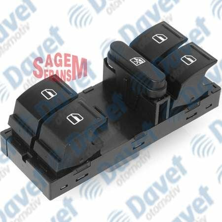 CAM ACMA DUGMESI DORTLU ON SOL GOLF 5 PLUS - JETTA - PASSAT