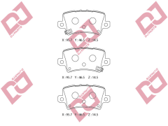 ARKA FREN BALATASI HONDA CIVIC HB 06-12 EURO CIVIC HB 06-12