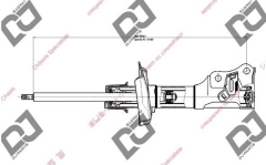 AMORTISOR ON SAG HONDA CIVIC SEDAN (06-)