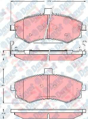 ON FREN BALATASI HYUNDAI ELANTRA 01-03 - MATRIX 02-10