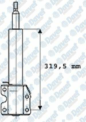 AMORTISOR ON MERCEDES SPRINTER VOLKSWAGEN LT35 95.. TEK TEKER