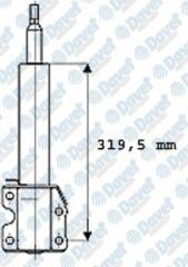 AMORTISOR ON MERCEDES SPRINTER VOLKSWAGEN LT35 95.. TEK TEKER