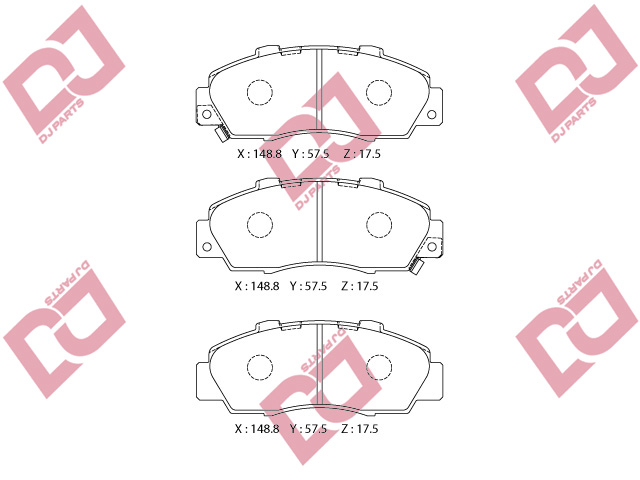 ON FREN BALATASI HOND ACCORD 93-03 CR-V 95-01 HR-V 99-05