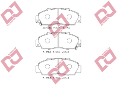 ON FREN BALATASI HOND ACCORD 93-03 CR-V 95-01 HR-V 99-05