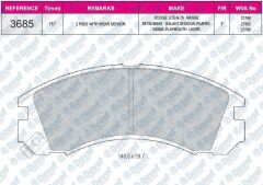 FREN BALATASI ON WVA 21768 MITSUBISHI GALANT E39 A 2.0 SLL MODELS 2.5 90->   ####
