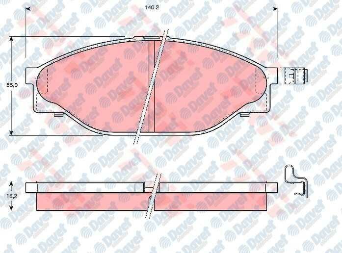 ON FREN BALATASI TOYOTA HIACE MINIBUS 90/95 HILUX PICK UP 98>>