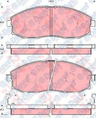 ON FREN BALATASI HYUNDAI STAREX 2.5 97-02 WVA 23536 H100 KAMYONET 04>
