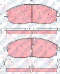 ON FREN BALATASI HYUNDAI STAREX 2.5 97-02 WVA 23536 H100 KAMYONET 04>