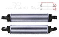TURBO RADYATORU (INTERCOOLER) 665X142X42 | AUDI A4 A5 A6 20 16> | WISCO