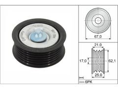 KAYIŞ GERGİ RULMANI - MERCEDES-BENZ W204/W211/W212/A209/C219  W164/ W221/R230/R172 - A0002021619 ; A1562020019 ; A1562020619