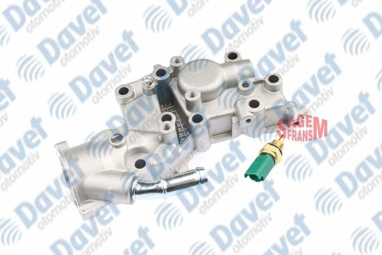 TERMOSTAT ALUMINYUM GOVDESI PARTNER - BERLINGO - SAXO -XSARA - P106 - 306 - 206 - 206 - 207 - BIPPER - C2 - C3 - NEMO
