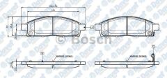 FREN BALATASI ON  WVA 24529 MITSUBISHI L200 2.5TD 09.2001-  2.5 DI-D 10.2007-