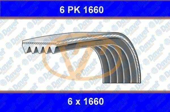 GMB 6PK1660 - KANALLI KAYIS