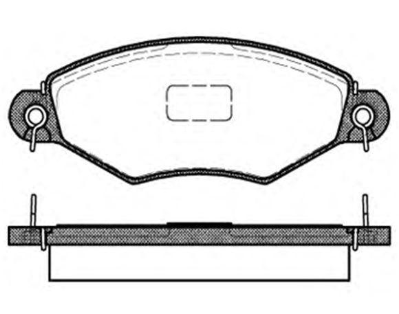 ON FREN BALATASI  WVA 21980 PEUGEOT : 206 1.4 1.6 98 / CITROEN : XSARA)