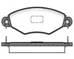 ON FREN BALATASI  WVA 21980 PEUGEOT : 206 1.4 1.6 98 / CITROEN : XSARA)