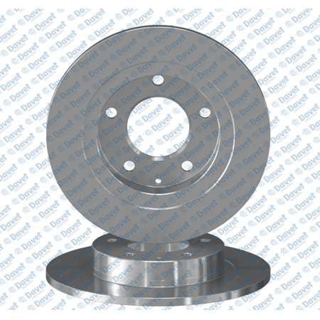 FREN DISKI ARKA DUZ 261mm 5 BIJON MAZDA 626 2.0 FS 92>97 MX 6 2.0 2.5 2 5 92>97