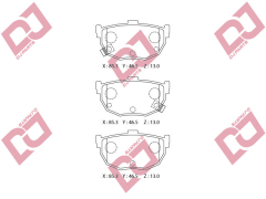 ARKA DISK BALATA HYUNDAI ELANTRA (00-06) / KIA CERATO (04-), SOUL (09-)
