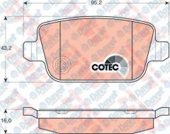 ARKA FREN BALATASI MONDEO 07>GALAXY 06>SMAX 06>VOLVO V70 08>S80 06> XC70 07> FREELANDER 2.2 06>