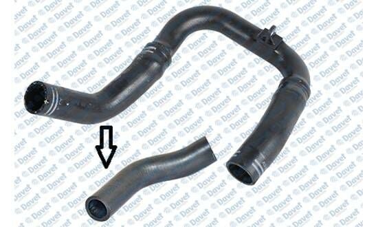 TURBO HORTUMU GRANDE PUNTO - MITO 1.3 MTJ {PLASTIK BORU HARIC OK ILE GOSTERILEN BUYUK HORTUM}